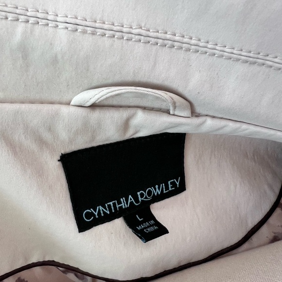 Cynthia Rowley Cream Trench Coat - Picture 8 of 9